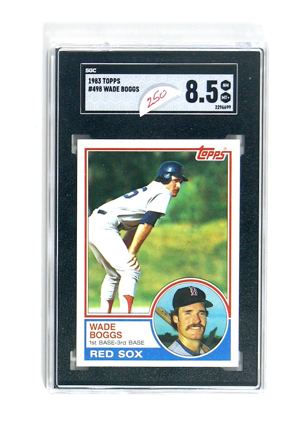 1983 Topps ROOKIE Baseball Card #498 Rookie Hall of Famer Wade Boggs Boston