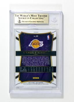2015-16 Panini Select Silver ROOKIE Basketball Card #62 Rookie  D'Angelo Ru