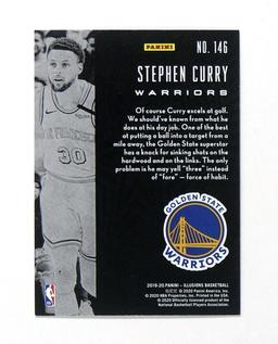 2019-20 Panini Illusions Basketball Card #146 Stephen Curry Golden State Wa