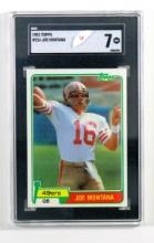 1981 Topps ROOKIE Football Card #216 Hall of Famer Rookie Joe Montana San F