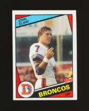 1984 Topps ROOKIE Football Card #63 Hall of Famer Rookie John Elway Denver