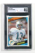 1984 Topps ROOKIE Football Card #123 Hall of Famer Rookie Dan Marino Miami
