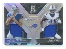 2017 Panini ROOKIE-GAME WORN JERSEY Football Card #22 Rookies Nathan Peterm
