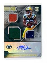 2018 Panini ROOKIE-GAME WORN-AUTOGRAPHED Football Card #200 Rookie Marquez
