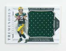 2018 Panini GAME WORN JERESEY Football Card #TT-AA Aaron Rodgers Green Bay