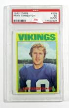 1972 Topps football Card Hall of Famer Fran Tarkenton Minnesota Vikings. Gr