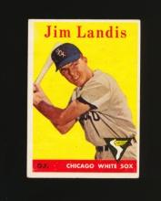 1958 Topps Baseball Card #108 Jim Landis Chicago White Sox