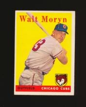 1958 Topps Baseball Card #122 Walt Moryn Chicago Cubs