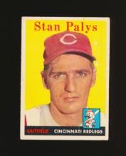 1958 Topps ROOKIE Baseball Card #126 Stan Palys Cincinnati Redlegs