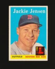 1958 Topps Baseball Card #130 Jackie Jensen Boston Red Sox