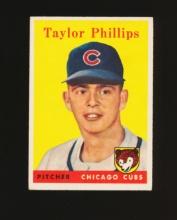 1958 Topps Baseball Card #159 Taylor Phillips Chicago Cubs