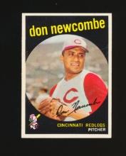 1959 Topps Baseball Card #312 Don Newcombe Cincinnati Redlegs