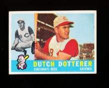 1960 Topps Baseball Card #21 Dutch Dotterer Cincinnati Reds