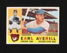 1960 Topps Baseball Card #39 Earl Averill Chicago Cubs