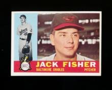 1960 Topps ROOKIE Baseball Card #46 Rookie Jack Fisher Baltimore Orioles