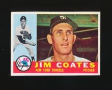 1960 Topps Baseball Card #51 Jim Coates New York Yankees