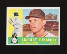1960 Topps Baseball Card #53 Jackie Brandt Baltimore Orioles