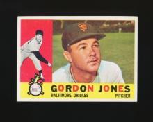 1960 Topps Baseball Card #98 Gordon Jones Baltimore Orioles