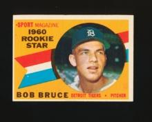 1960 Topps ROOKIE Baseball Card #118 Rookie Bob Bruce Detroit Tigers