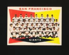 1960 Topps Baseball Card #151 San Franciso Team/Checklist