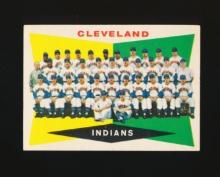 1960 Topps Baseball Card #174 Cleveland Indians Team/Checklist