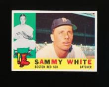 1960 Topps Baseball Card #203 Sammy White Boston Red Sox