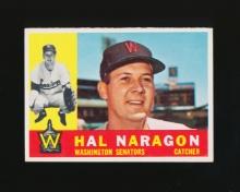 1960 Topps Baseball Card #231 Hal Naragon Washington Senators