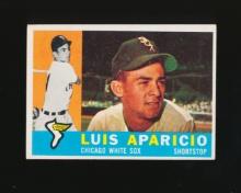 1960 Topps Baseball Card #240 Hall of Famer Luis Aparicio Chicago White Sox