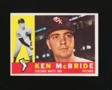 1960 Topps ROOKIE Baseball Card #276 Rookie Ken McBride Chicago White Sox