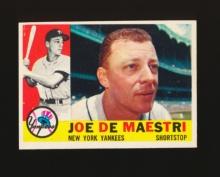 1960 Topps Baseball Card #358 Joe De Maestri New York Yankees