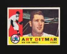 1960 Topps Baseball Card #430 Art Ditmar New York Yankees