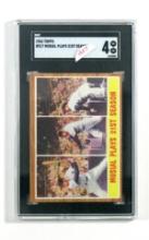 1962 Topps Baseball Card #317 Hall of Famer Stan Musial St Louis Cardinals