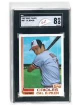 1982 Topps Traded ROOKIE Baseball Card #98T Rookie Hall of Famer Cal Ripken