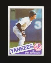 1985 Topps Baseball Card #665 Hall of Famer Don Mattingly New York Yankees