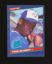 1986 Donruss RATED ROOKIE Baseball Card #536 Rookie Hall of Famer Fred McGr