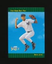 1992 Score ROOKIE Baseball Card #360 Rookie Hall of Famer Derek Jeter New Y