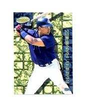 1999 Pacific Invincible (Thunder Alley) Insert Baseball Card #7 Manny Ramir