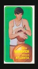 1970-71 Topps ROOKIE Basketball Card #123 Rookie Pete Maravich Atlanta Hawk