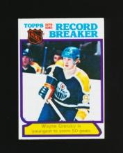 1980-81 Topps Hockey Card #3 Hall of Famer Wayne Gretzky Edmonton Oilers Re
