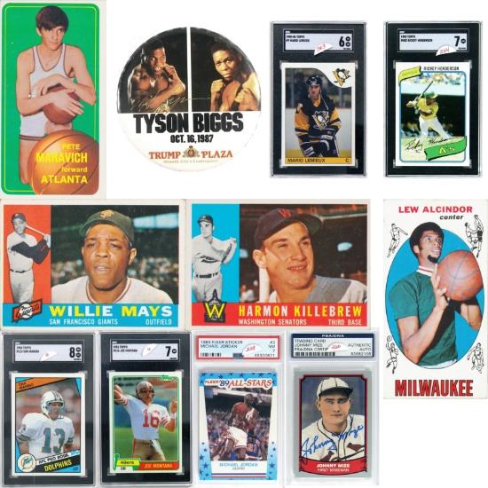 Collectable Sports Cards & Memorabillia