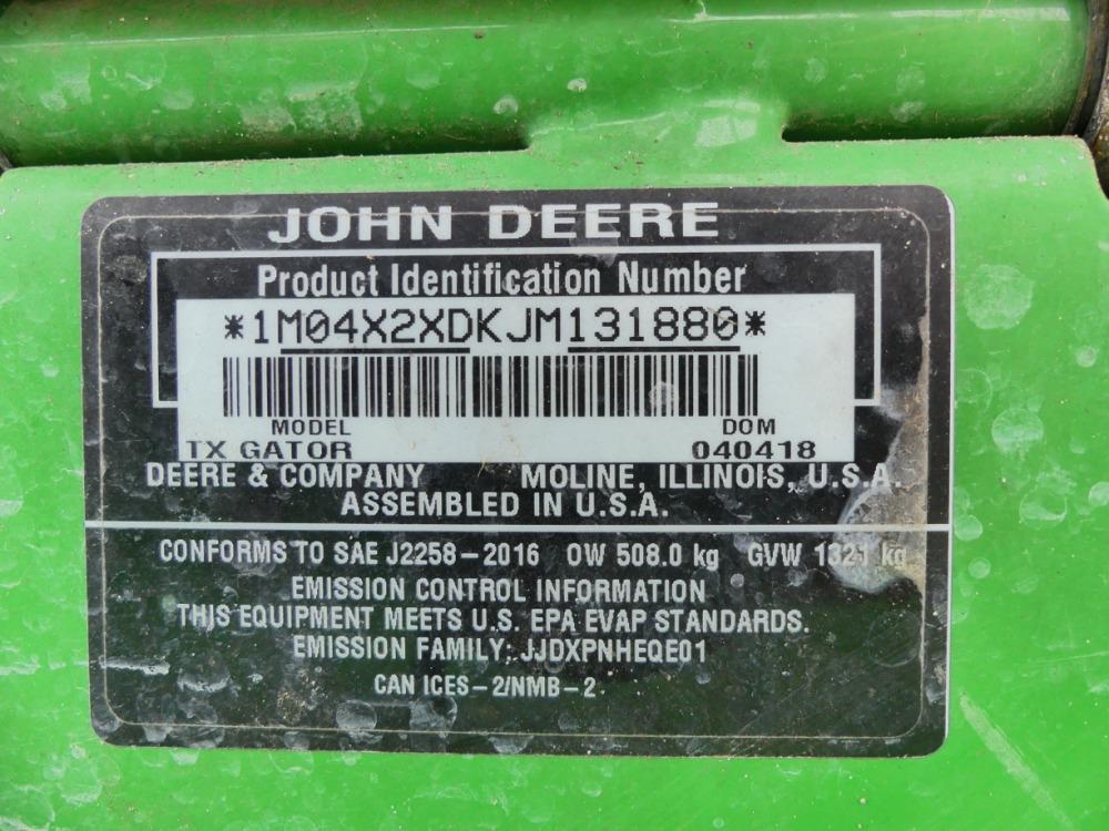John Deere 4x2 TX Gator