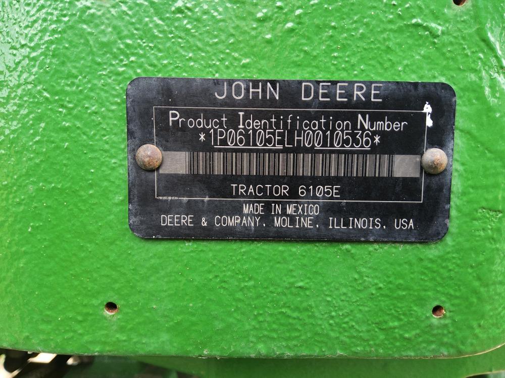 2017 John Deere 6105E