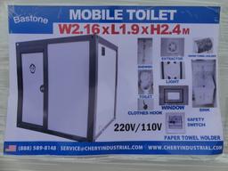 Bastone Mobile Toilet w/ Shower, Sink, & Window