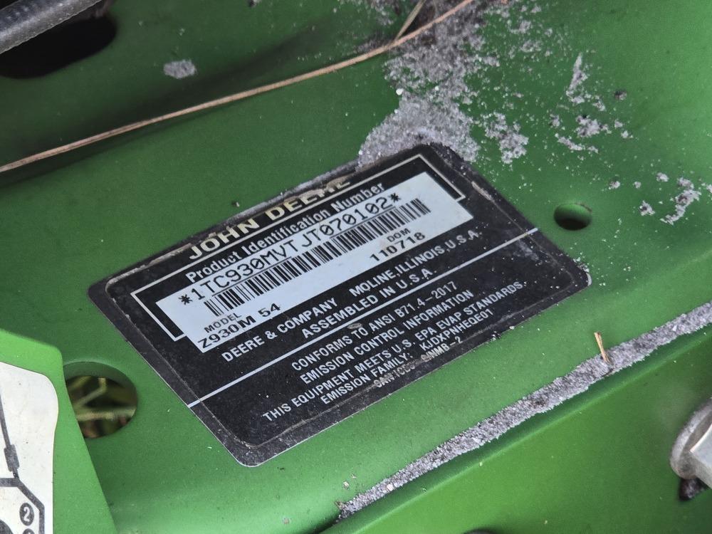 2019 John Deere Z930M