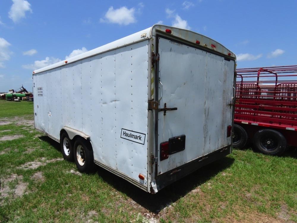 1999 Haulmaster 20' x 9' Dual Axle Utility Trailer
