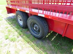 2016 Gooseneck 24' Stock Trailer