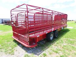 2016 Gooseneck 24' Stock Trailer