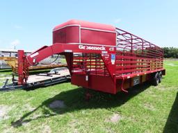 2016 Gooseneck 24' Stock Trailer