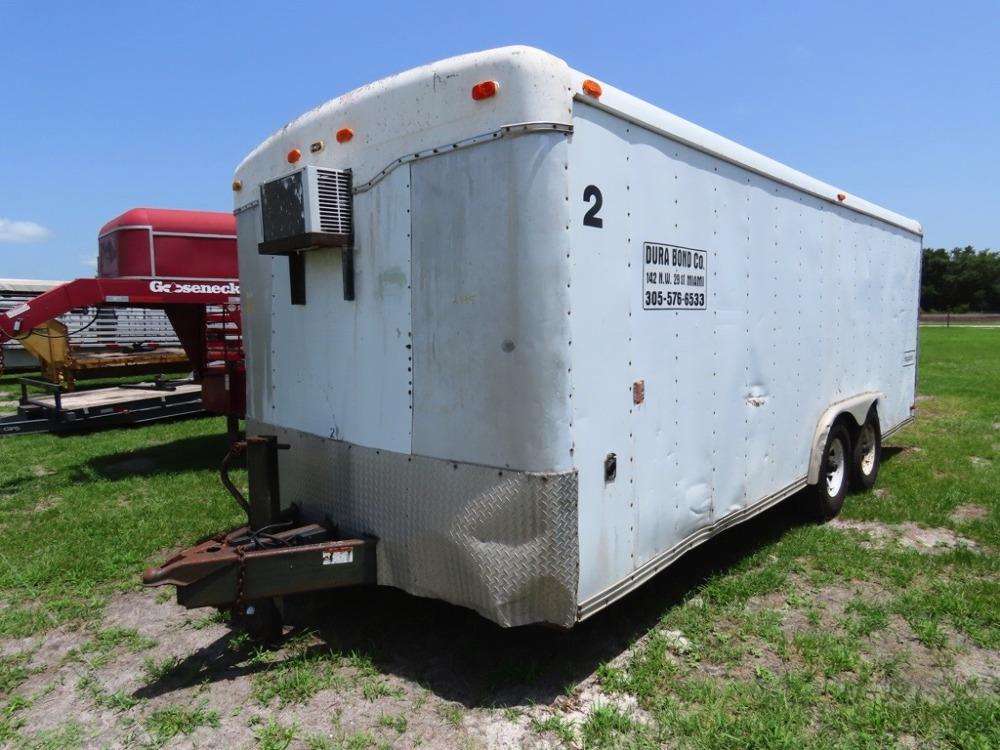 1999 Haulmaster 20' x 9' Dual Axle Utility Trailer