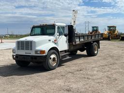 2000 International 4700 Flatbed Dump Truck - Diesel